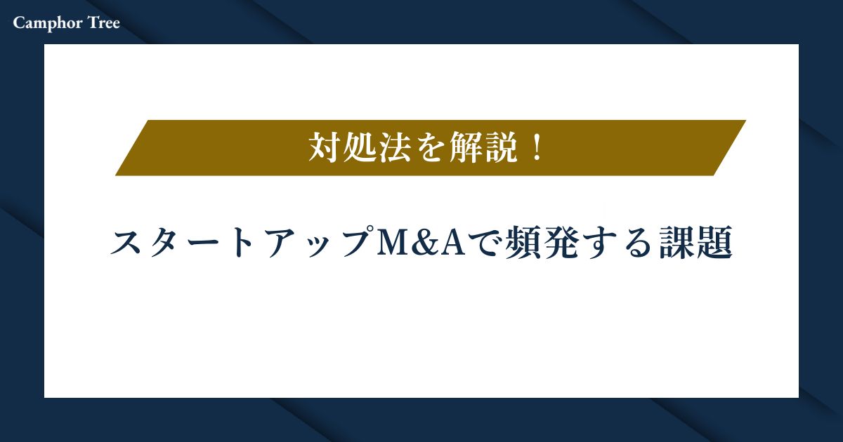【最新】スタートアップM&Aで頻発する課題とは？実務で直面する問題と対処法を解説！